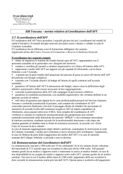 aft - osservazioni della drssa l gradi