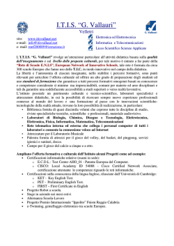 TFA - Portale ITIS G. Vallauri Velletri