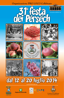 festa pesche2014 - Pro Loco Collebeato