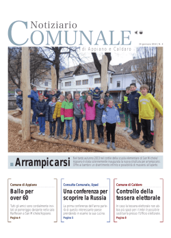 Arrampicarsi - Gemeindeblatt von Eppan und Kaltern
