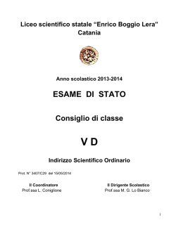 5D - Liceo scientifico Boggio Lera