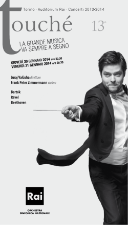 LA GRANDE MUSICA VA SEMPRE A SEGNO