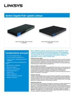 Switch Gigabit PoE+ gestiti Linksys