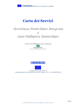 carta dei servizi euronursing 2014 3° rev agg.20 marzo2014