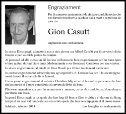 Gion Casutt - abschied