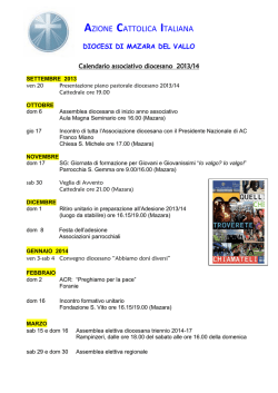AZIONE CATTOLICA ITALIANA - Diocesi di Mazara del Vallo
