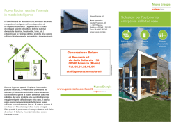 Accumulo: Nuove Energie