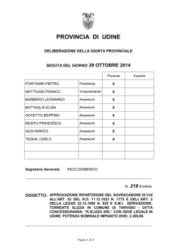 accordo per la ripartizione del sovracanone