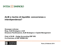 ALM e rischio di liquidità: concorrenza o interdipendenza?