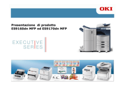 Presentazione di prodotto ES9160dn MFP ed