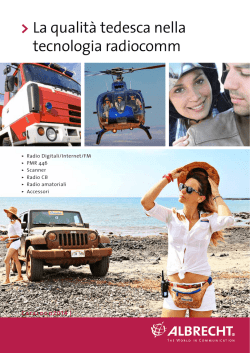 La qualit&agrave; tedesca nella tecnologia radiocomm