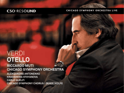 VERDI OTELLO - Chicago Symphony Orchestra