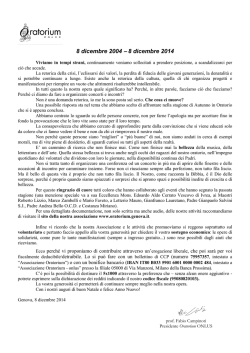 8 dicembre 2004 &ndash; 8 dicembre 2014