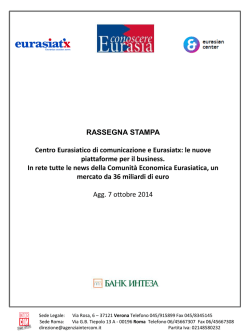 se non visualizzi correttamente la rassegna stampa clicca qui