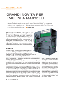 GRANDI NOVIT&Agrave; PER I MULINI A MARTELLI