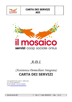 Carta dei Servizi ADI rev 2