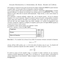 03/07/2014 - Dipartimento di Matematica