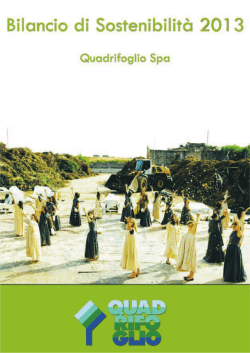 Bilancio Sostenibilit&agrave; 2013