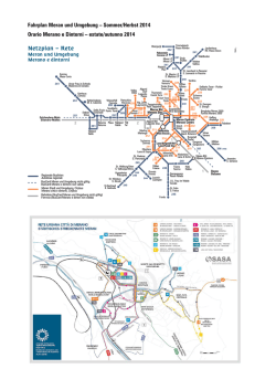 Orario bus e treno estate/autunno 2014 (PDF - 570