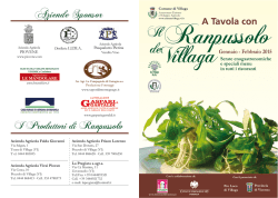 Pieghevole 2015 - Comune di Villaga