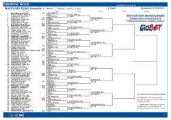 Tabellone Tennis - PuntoSnaiSalento