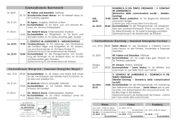 Gottesdienste Kurtatsch