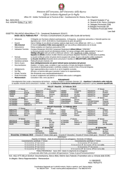 Nota del 20/1/2015 - Ambito Territoriale per la provincia di Bari