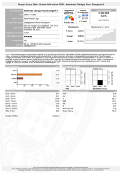 Scheda Informativa OICR : Nordfondo Obbligaz Paesi