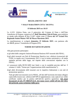 clicca qui - Track Club Master Caltanissetta