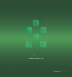 Linee Programmatiche 2015