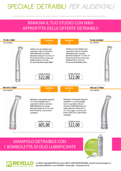 Offerta fine anno Revello manipoli detraibili