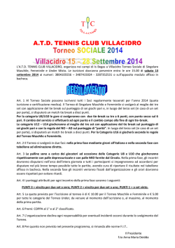 A.T.D. TENNIS CLUB VILLACIDRO
