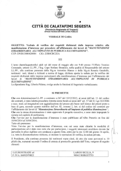 j - Comune di Calatafimi Segesta