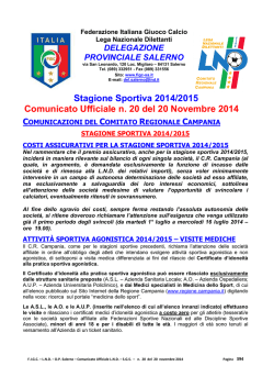 c.u. 20 doc - FIGC