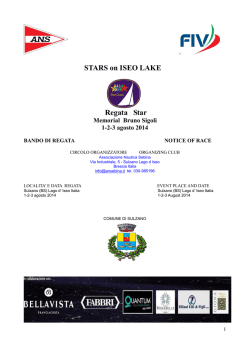 STARS on ISEO LAKE Regata Star