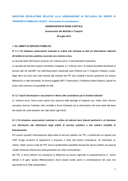 roma capitale - Autorit&agrave; di Regolazione dei Trasporti