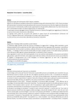 novembre 2014 - Universit&agrave; degli studi di Cagliari.