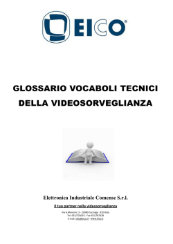 Glossario definitivo - EICO Elettronica Industriale Comense srl