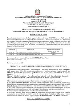 Disciplinare - Comune di Nola