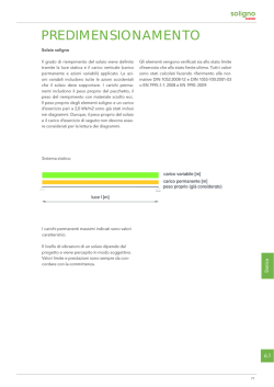 anteprima contenuti &ndash; predimensionamento solaio
