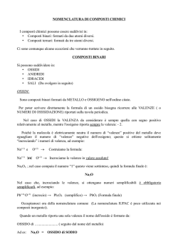 Nomenclature Biennio - ITI Copernico