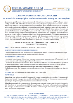 Download  - CO.E.RI. KOSMOS ADR SRL