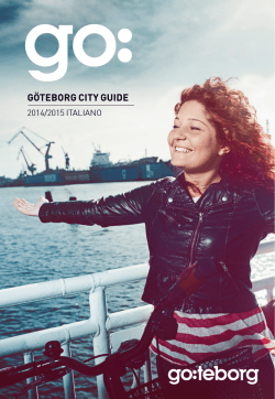 G&Ouml;TEBORG CITY GUIDE