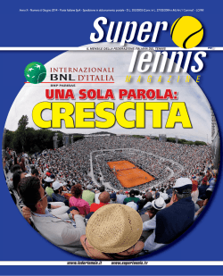 Una sola parola: crescita! - Federazione Italiana Tennis