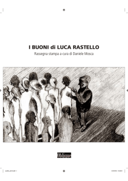 I BUONI di LUCA RASTELLO