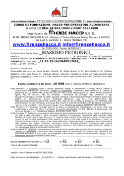  ATTESTATO DI PARTECIPAZIONE