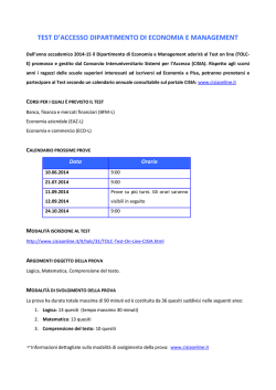 test economia