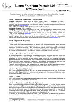 Buono Fruttifero Postale L08