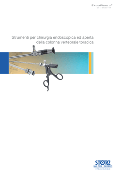 Strumenti per chirurgia endoscopica ed aperta della