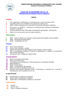 ASSOCIAZIONE NAZIONALE CONSULENTI DEL